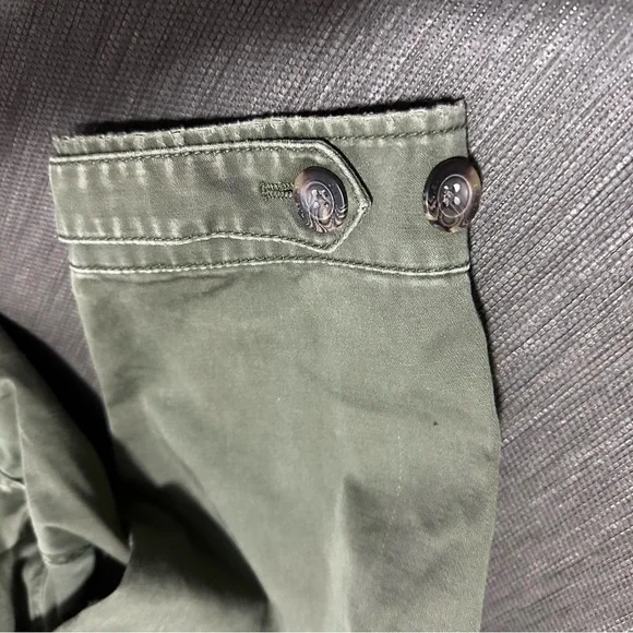 DIESEL M equivalent mod coat hood with liner khaki